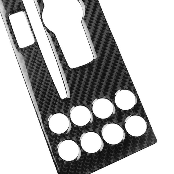 Car Carbon Fiber Center Console Panel Decorative Sticker for Mercedes-Benz W204 C Class 2007-2010 - Image 3