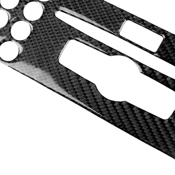 Car Carbon Fiber Center Console Panel Decorative Sticker for Mercedes-Benz W204 C Class 2007-2010 - Image 4