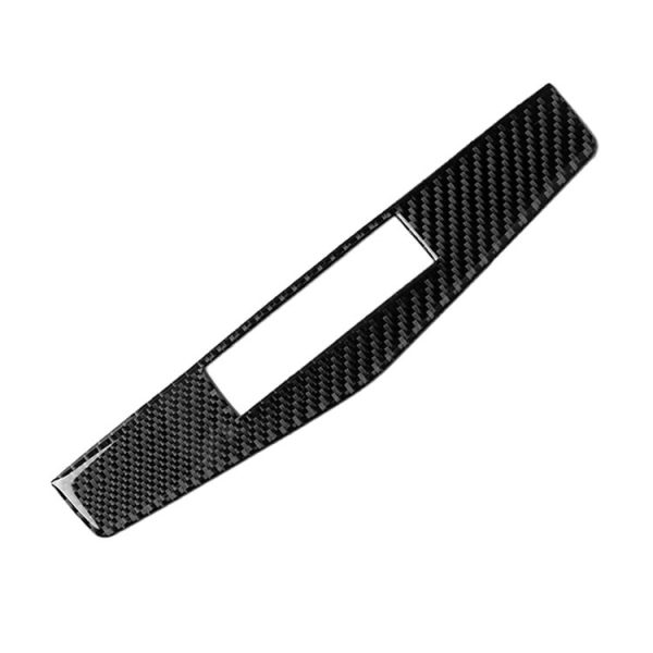 Car Carbon Fiber Center Console Panel Decorative Sticker for Mercedes-Benz W204 C Class 2007-2010 - Image 3