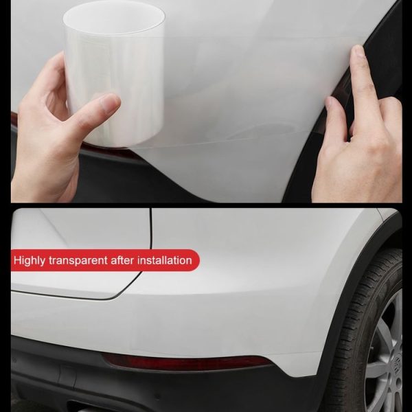 Universal Car Door Invisible Anti-collision Strip Protection Guards Trims Stickers Tape, Size: 10cm x 3m - Image 6