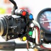 Motorcycle Headlight Auxiliary Light Horn Switches Aluminum Alloy Five-position Faucet Switches with Light - Image 9