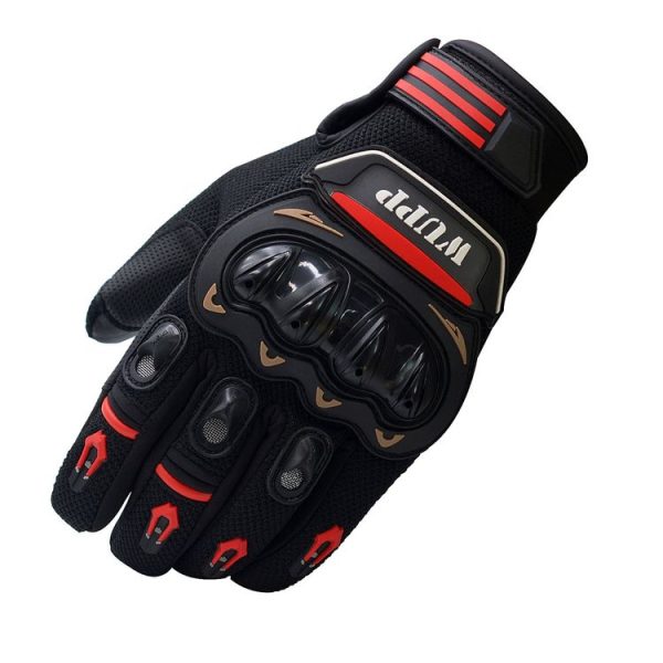 WUPP Motorcycle Gloves Touch Screen Waterproof Breathable Wearable Anti-skid Resistance Summer Winter Full-Finger Protective Gloves, Size: XL - Image 2