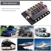 1 in 12 Out Fuse Box PC Terminal Block Fuse Holder Kits with LED Warning Indicator for Auto Car Truck Boat - Image 11