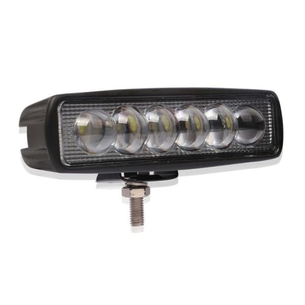6 inch 18W 6000K IP68 8D Car Boat Marine Work Lights Spotlight LED Bulbs, DC 10-30V (White Light) - Image 2