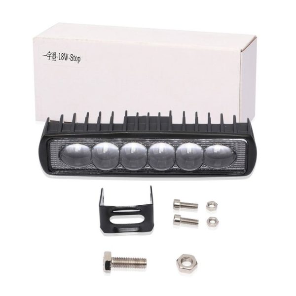 6 inch 18W 6000K IP68 8D Car Boat Marine Work Lights Spotlight LED Bulbs, DC 10-30V (White Light) - Image 6