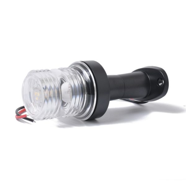 DC 12V 3W Marine Boat Yacht Stern Anchor LED Navigation Pedestal Light All Round 360 Degree White Light - Image 2