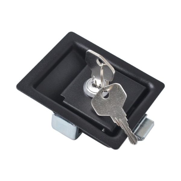 Black Paddle Entry Door Latch & Keys Tool Box for Trailer / Yacht / Truck - Image 2
