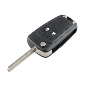 Opel Car Keys Replacement 2 Buttons Car Key Case with Foldable Key Blade