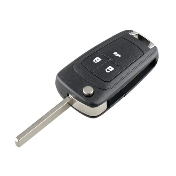 Opel Car Keys Replacement 3 Buttons Car Key Case with Foldable Key Blade