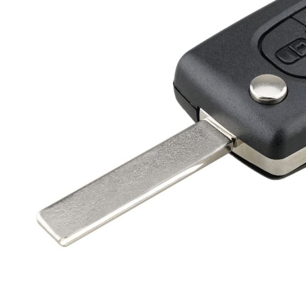 PEUGEOT Car Keys Replacement 3 Buttons Car Key Case with Grooved, without Holder - Image 6