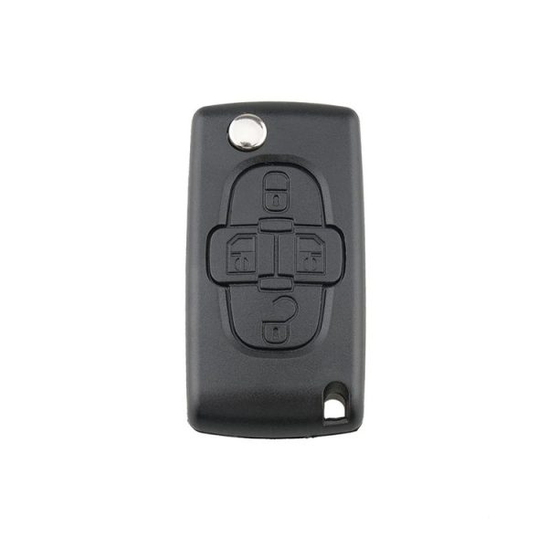 CITROEN C8 / PEUGEOT 1007 Car Keys Replacement 4 Buttons Car Key Case with Grooved, without Holder - Image 2