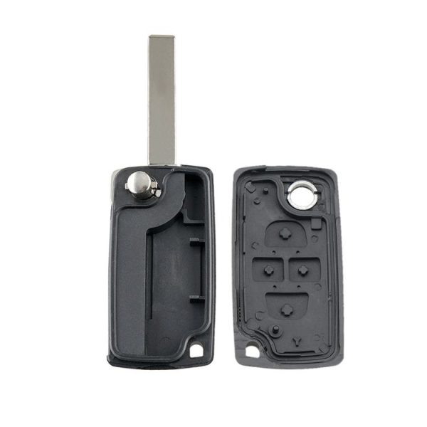 CITROEN C8 / PEUGEOT 1007 Car Keys Replacement 4 Buttons Car Key Case with Grooved, without Holder - Image 7