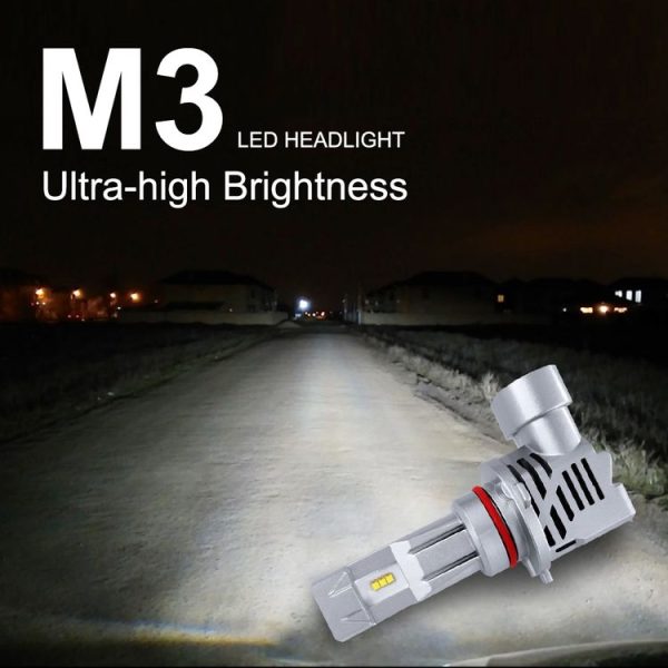 2 PCS M3 9005 / HB3 / H10 DC9-32V / 17W / 6500K / 2000LM IP68 Car LED Headlight Lamps (Cool White) - Image 4