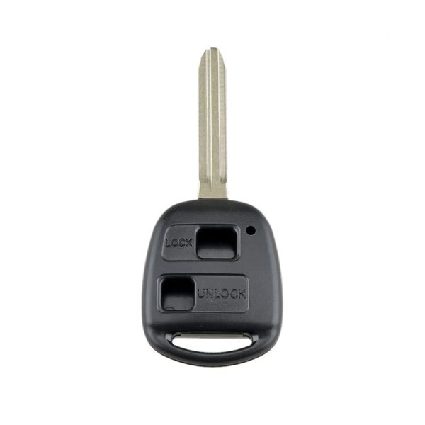 TOYOTA Car Keys Replacement 2 Buttons Car Key Case with Key Blade - Image 2