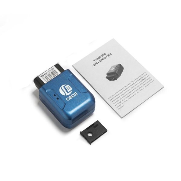 TK206 2G GPS OBD2 Real Time GSM Quad Band Anti-theft Vibration Alarm GSM GPRS Mini GPS Car Tracker (Blue) - Image 5