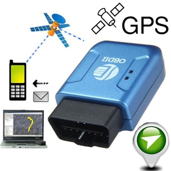 TK206 2G GPS OBD2 Real Time GSM Quad Band Anti-theft Vibration Alarm GSM GPRS Mini GPS Car Tracker (Blue) - Image 7