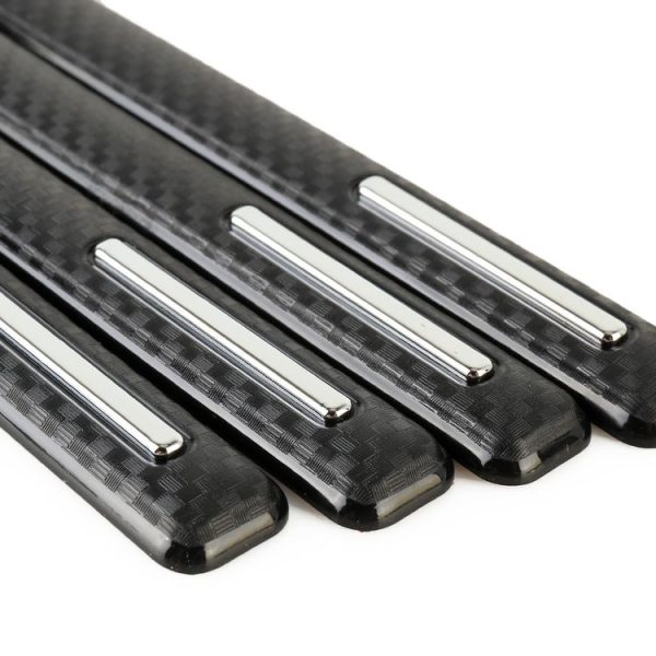3R-2152 4 PCS Universal Car Body Anti-collision Strip Protection Guards Silicon Trims Stickers - Image 4
