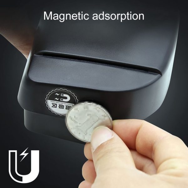 Car Multi-functional Glasses Case Sunglasses Box with Card Slot, Flat Style (Grey) - Image 5