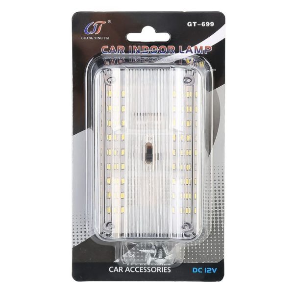 GT-699 DC12V / 2W / 6000K / 120LM SMD-3528 Car Indoor Dome Light - Image 6