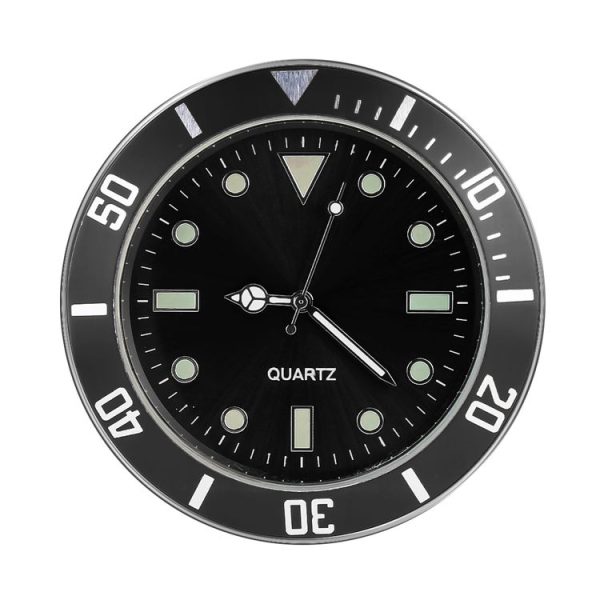 Car Paste Clock Car Luminous Watch (Black) - Image 2