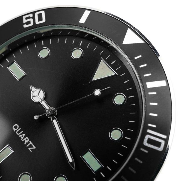 Car Paste Clock Car Luminous Watch (Black) - Image 4