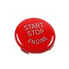Car Engine Start Key Push Button Cover for BMW E90 Chassis (Red) - Image 2