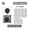 Car Engine Start Key Push Button Cover for BMW G / F Chassis, with Start and Stop (Black) - Image 5