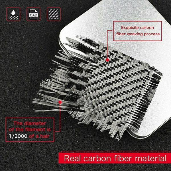 Car Carbon Fiber Double Flash Frame Decorative Sticker for Honda Tenth Generation Civic 2016-2019 - Image 3