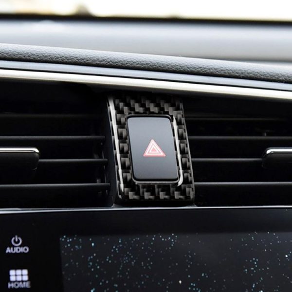 Car Carbon Fiber Double Flash Frame Decorative Sticker for Honda Tenth Generation Civic 2016-2019 - Image 6