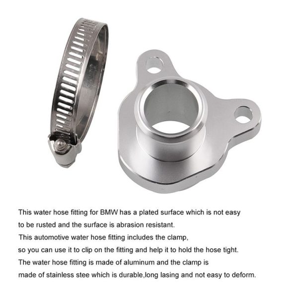 Car Water Hose Joint Pipe Adaptor with Clamps for BMW 335i, Size: 28mm - Image 6
