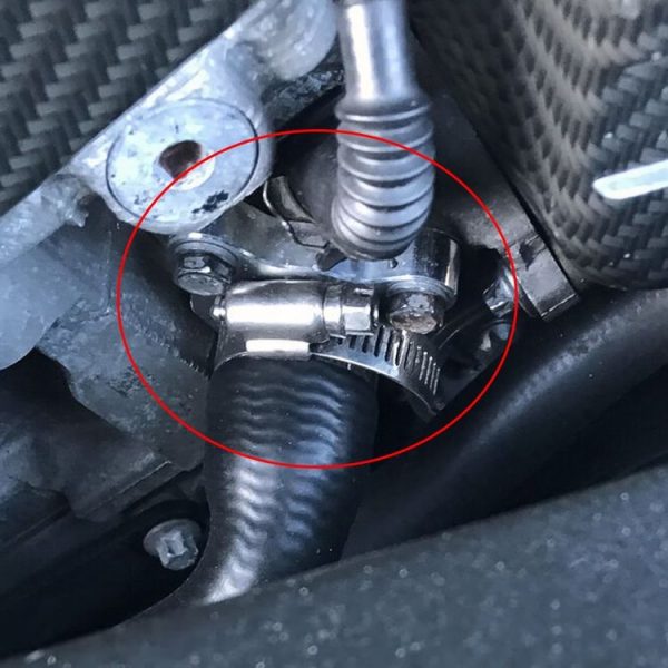 Car Water Hose Joint Pipe Adaptor with Clamps for BMW 335i, Size: 28mm - Image 8