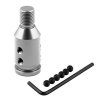 Car Threaded Shifter Gear Shift Knob Adapter 12 x 1.25 (Silver) - Image 2