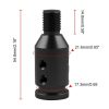 Car Threaded Shifter Gear Shift Knob Adapter 12 x 1.25 (Silver) - Image 4