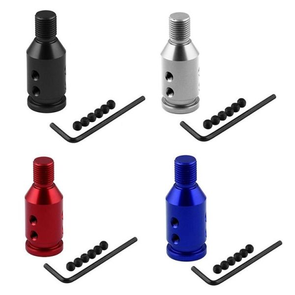 Car Threaded Shifter Gear Shift Knob Adapter 12 x 1.25 (Silver) - Image 6