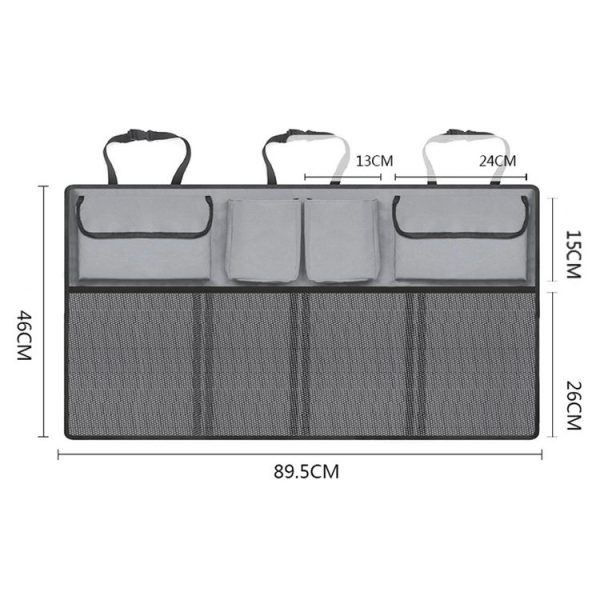Car Trunk Creative Storage Hanging Bag Storage Bag (Black) - Image 3