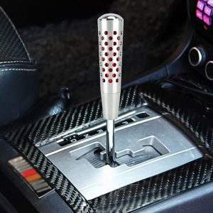 Universal Car Mesh Gear Head Gear Shift Knob (Red)
