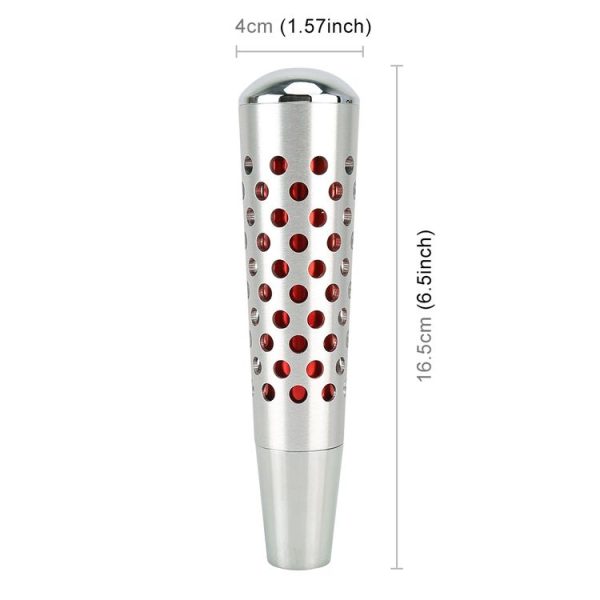 Universal Car Mesh Gear Head Gear Shift Knob (Red) - Image 2