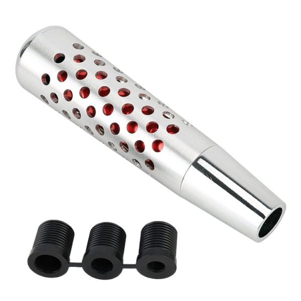 Universal Car Mesh Gear Head Gear Shift Knob (Red) - Image 4