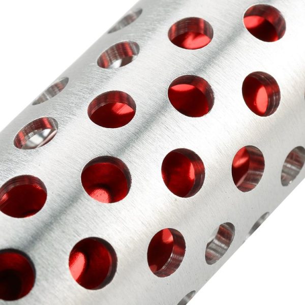 Universal Car Mesh Gear Head Gear Shift Knob (Red) - Image 5