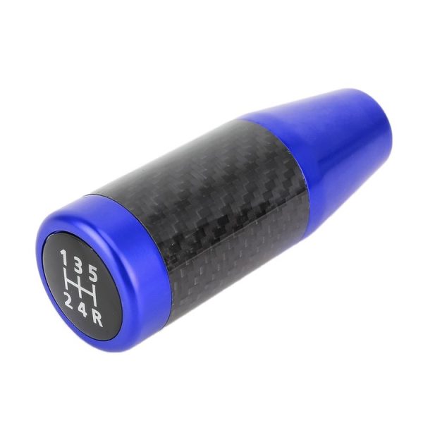 Universal Car Carbon Fiber Pattern Gear Head Gear Shift Knob (Blue) - Image 3