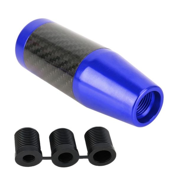 Universal Car Carbon Fiber Pattern Gear Head Gear Shift Knob (Blue) - Image 4