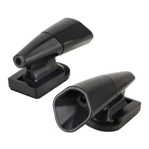 Car ABS Deer Alert Sound Alarm Ultrasonic Wind Power Animal Repeller (Black)