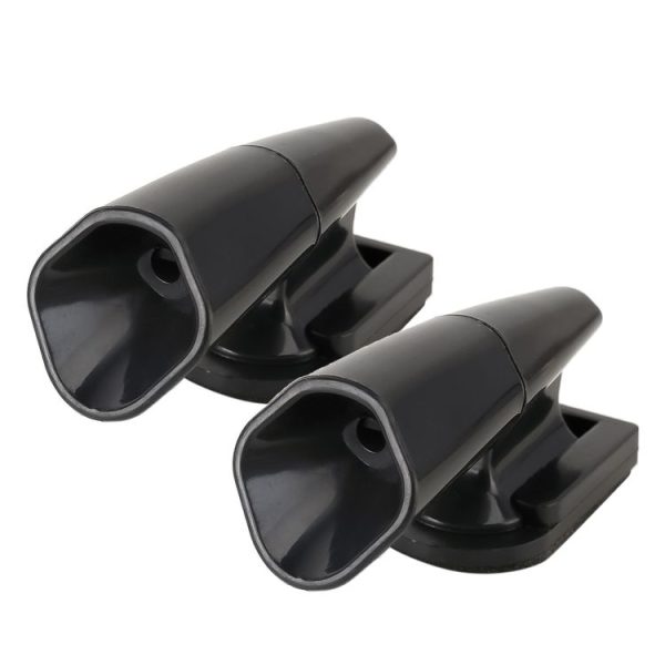 Car ABS Deer Alert Sound Alarm Ultrasonic Wind Power Animal Repeller (Black) - Image 2