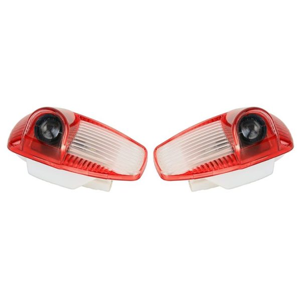 2 PCS Car Door Logo Light Brand Shadow Lights Courtesy Lamp for Porsche - Image 2