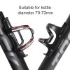TOSEEK Gloss Full Carbon Fiber Road Bicycle Water Bottle Holder (Red) - Image 5