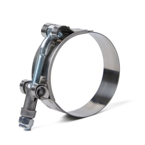 4 PCS Stainless Steel T-Bolt Hose Clamps Pipe Clip Fuel Line Clip, Size: 79-87mm - Image 4