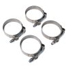 4 PCS Stainless Steel T-Bolt Hose Clamps Pipe Clip Fuel Line Clip, Size: 79-87mm - Image 5