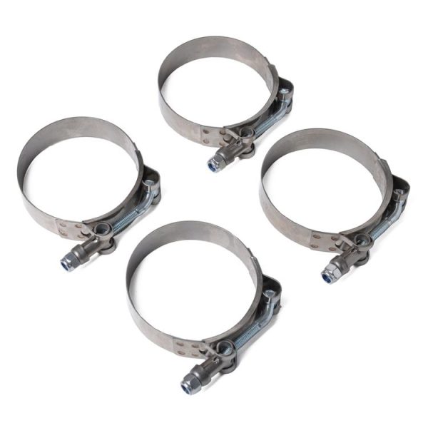 4 PCS Stainless Steel T-Bolt Hose Clamps Pipe Clip Fuel Line Clip, Size: 79-87mm - Image 5