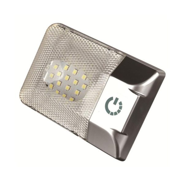 D4376S DC11-18V 3.6W 6000-6500K IP50 24LEDs SMD-5050 Marine RV Dimmable LED Dome Light Ceiling Lamp, with Touch Control - Image 2