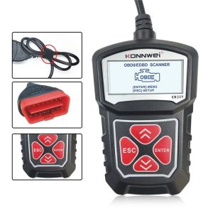 KONNWEI KW309 V309 V310 MS309 Code Reader OBD2 Scanner Diagnostic Tool (Black)
